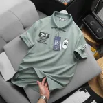Nguồn hàng sỉ áo Thun Polo Nam In Chữ Trước Ngực Và Vai Trái Cao Cấp Big Size