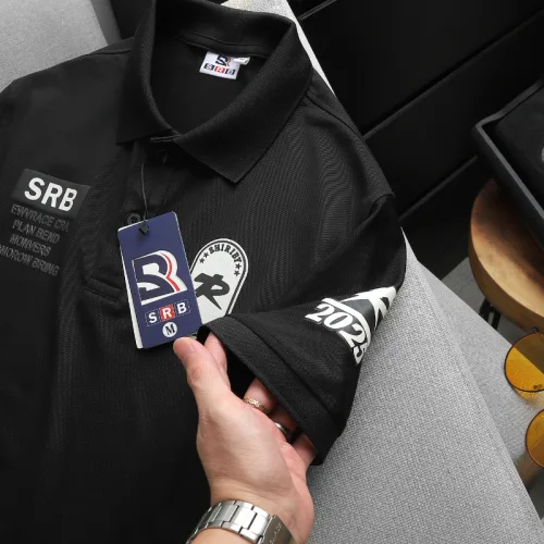 Nguồn hàng sỉ áo Thun Polo Nam In Chữ Trước Ngực Và Vai Trái Cao Cấp Big Size