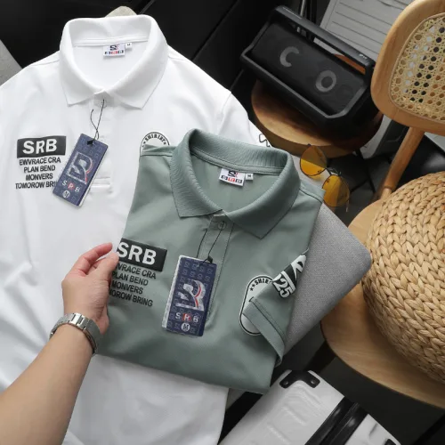 Nguồn hàng sỉ áo Thun Polo Nam In Chữ Trước Ngực Và Vai Trái Cao Cấp Big Size