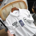 Nguồn hàng sỉ áo Thun Polo Nam In Chữ Trước Ngực Và Vai Trái Cao Cấp Big Size