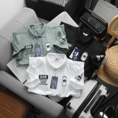 Nguồn hàng sỉ áo Thun Polo Nam In Chữ Trước Ngực Và Vai Trái Cao Cấp Big Size