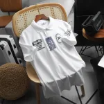 Nguồn hàng sỉ áo Thun Polo Nam In Chữ Trước Ngực Và Vai Trái Cao Cấp Big Size