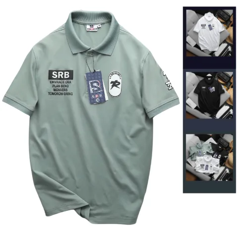 Nguồn hàng sỉ áo Thun Polo Nam In Chữ Trước Ngực Và Vai Trái Cao Cấp Big Size