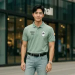 Nguồn hàng sỉ áo Thun Polo Nam In Chữ Trước Ngực Và Vai Trái Cao Cấp Big Size