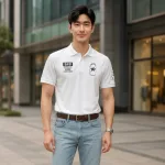 Nguồn hàng sỉ áo Thun Polo Nam In Chữ Trước Ngực Và Vai Trái Cao Cấp Big Size