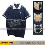 Áo thun polo nam với logo in trước ngực, có size 3XL