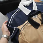 Áo thun polo nam với logo in trước ngực, có size 3XL