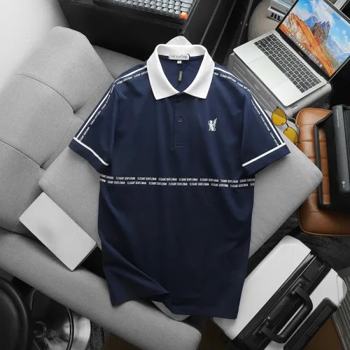 Áo thun polo nam với logo in trước ngực, có size 3XL