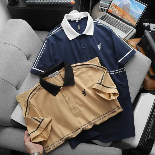 Áo thun polo nam với logo in trước ngực, có size 3XL