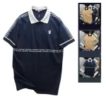 Áo thun polo nam với logo in trước ngực, có size 3XL