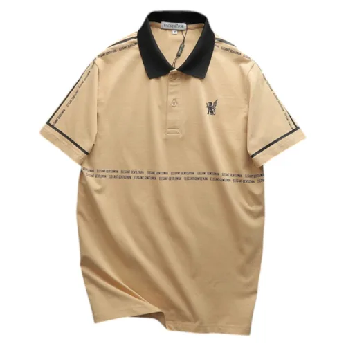 Áo thun polo nam với logo in trước ngực, có size 3XL