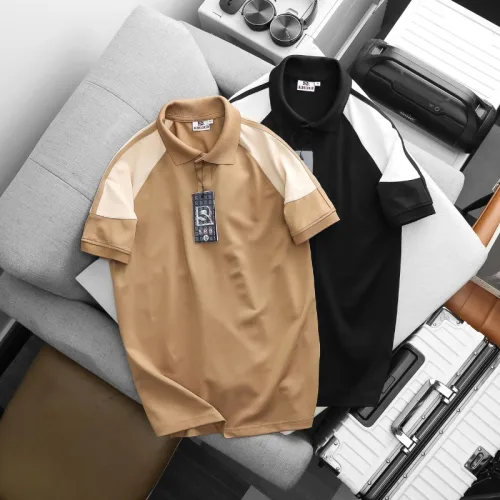 Áo thun polo BigSize nam cho người 50-90kg phối màu ở tay áo