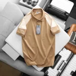 Áo thun polo BigSize nam cho người 50-90kg phối màu ở tay áo