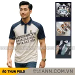 Chỗ sỉ áo Thun Polo Nam Phối Màu Và In Hình Gấu Trước Ngực BigSize Từ 50-90kg