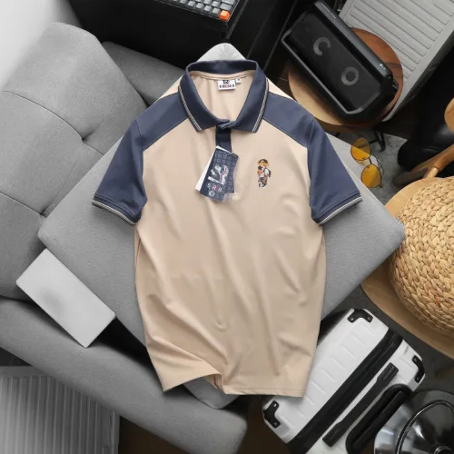 Chỗ sỉ áo Thun Polo Nam Phối Màu Và In Hình Gấu Trước Ngực BigSize Từ 50-90kg