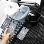 Nơi lấy sỉ áo Thun Polo Nam Phối Sọc Dọc Trước Ngực Và Tay Áo BigSize Từ 50-90kg