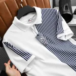 Nơi lấy sỉ áo Thun Polo Nam Phối Sọc Dọc Trước Ngực Và Tay Áo BigSize Từ 50-90kg