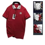 Nguồn hàng sỉ áo Thun Polo Nam Phối Sọc In Logo Trước Ngực (Big Size)