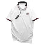 Nguồn hàng sỉ áo Thun Polo Nam Phối Sọc In Logo Trước Ngực (Big Size)