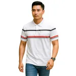 Áo Polo Nam Bigsize Phối Sọc Ngang 50-90kg