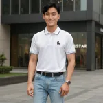 Áo Polo Nam Cổ Bẻ Phối Sọc Thêu Logo Ngựa Trước Ngực Big Size