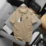 Áo Polo Nam Cổ Bẻ Phối Sọc Thêu Logo Ngựa Trước Ngực Big Size