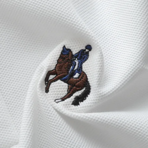 Áo Polo Nam Cổ Bẻ Phối Sọc Thêu Logo Ngựa Trước Ngực Big Size