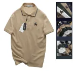 Áo Polo Nam Cổ Bẻ Phối Sọc Thêu Logo Ngựa Trước Ngực Big Size