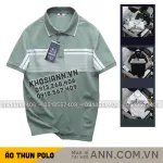 Nguồn hàng sỉ áo Thun Polo Srn Giri Nam Phối Sọc Ngang Trước Ngực Và Tay Áo BigSize Từ 50-90kg