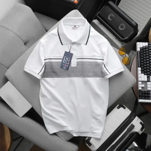 Nguồn hàng sỉ áo Thun Polo Srn Giri Nam Phối Sọc Ngang Trước Ngực Và Tay Áo BigSize Từ 50-90kg