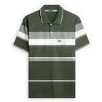 Chỗ sỉ áo Thun Sọc Có Cổ Nam Trung Niên Có Túi Thun Cotton Cao Cấp (Có size 3x)