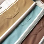 Chỗ sỉ áo Thun Sọc Có Cổ Nam Trung Niên Có Túi Thun Cotton Cao Cấp (Có size 3x)