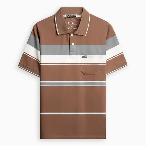 Chỗ sỉ áo Thun Sọc Có Cổ Nam Trung Niên Có Túi Thun Cotton Cao Cấp (Có size 3x)