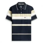 Chỗ sỉ áo Thun Sọc Có Cổ Nam Trung Niên Có Túi Thun Cotton Cao Cấp (Có size 3x)