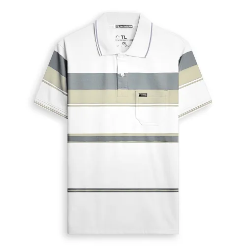 Chỗ sỉ áo Thun Sọc Có Cổ Nam Trung Niên Có Túi Thun Cotton Cao Cấp (Có size 3x)