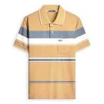 Chỗ sỉ áo Thun Sọc Có Cổ Nam Trung Niên Có Túi Thun Cotton Cao Cấp (Có size 3x)