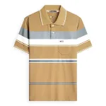 Chỗ sỉ áo Thun Sọc Có Cổ Nam Trung Niên Có Túi Thun Cotton Cao Cấp (Có size 3x)