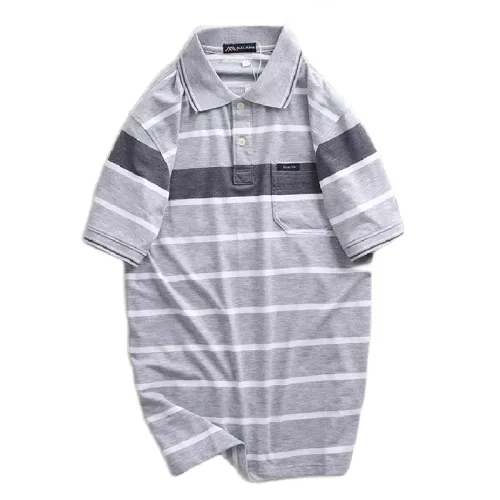 Shop sỉ áo Thun Sọc Nam Cổ Bẻ Có Túi Cao Cấp