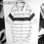 Shop sỉ áo Thun Sọc Nam Cổ Bẻ Có Túi Cao Cấp