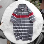 Nguồn hàng sỉ áo Thun Sọc Nam Melan Cổ Bẻ Có Túi Thun Cotton