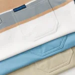 Chuyên sỉ áo Thun Sọc Nam Trung Niên Phối Sọc Màu Cổ Bẻ Có Túi Thun Cotton (Có size 3x)