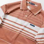 Áo thun nam trung niên sọc nhuyễn có túi, cotton size 3x