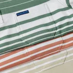 Áo thun nam trung niên sọc nhuyễn có túi, cotton size 3x
