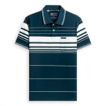 Áo thun nam trung niên sọc nhuyễn có túi, cotton size 3x