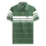 Áo thun nam trung niên sọc nhuyễn có túi, cotton size 3x