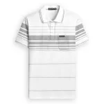 Áo thun nam trung niên sọc nhuyễn có túi, cotton size 3x