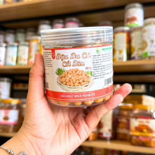 Chuyên sỉ đậu Da Cá Cốt Dừa Thơm Ngon Mini 200g - Hộp Pet