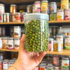 Đậu Hà Lan tỏi ớt đựng trong hộp PET, khối lượng 300g