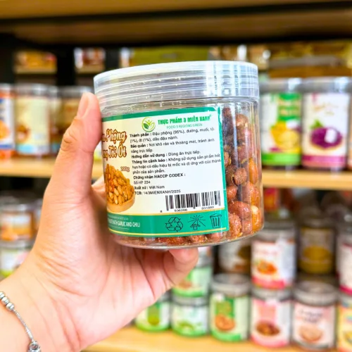 Chỗ sỉ đậu Phộng Rang Tỏi Ớt Mini 200g - Hộp Pet