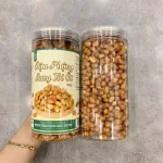Chuyên sỉ đậu Phộng Rang Tỏi Ớt Thơm Ngon 500g - Hộp Pet